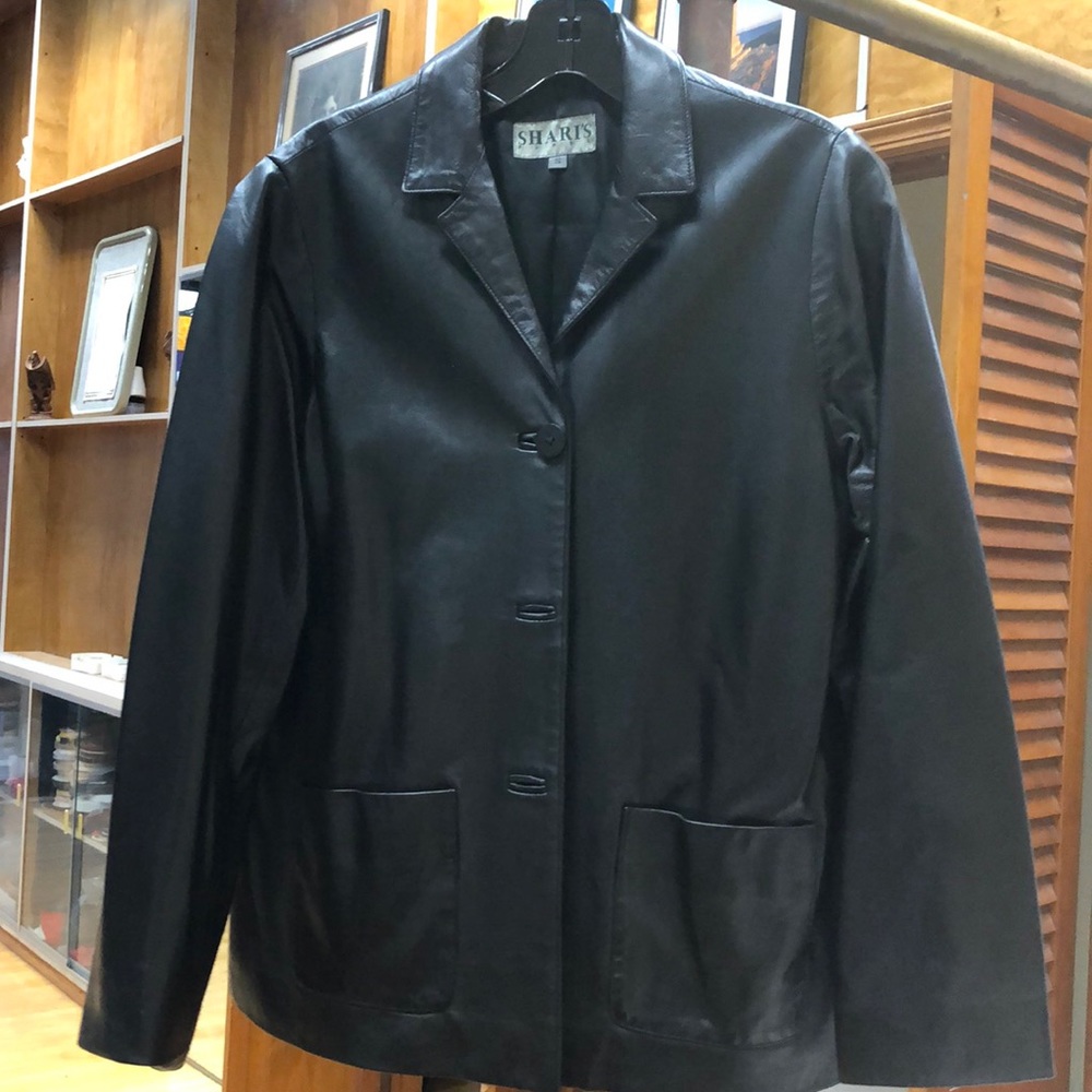 SHARI’S leather jacket